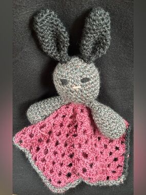 Handmade Crochet Bunny Lovey 🐰